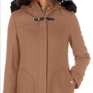 Brand New Cole Haan Signature Wool Twill Coat